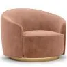 Poltrona de Design Curvo - Estofada em Veludo - Herina image 9