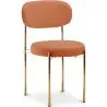 Cadeira de jantar - Estofada em Veludo - Metal dourado - Dahe image 9