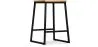 Banco Bar - Design Industrial - Madeira e Metal - 60cm - Big Boy image 9
