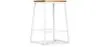 Banco Bar - Design Industrial - Madeira e Metal - 60cm - Big Boy image 9