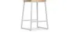 Banco Bar - Design Industrial - Madeira e Metal - 60cm - Big Boy image 9