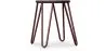 Banco Hairpin - 42cm - Madeira escura e metal  image 9