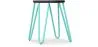 Banco Hairpin - 42cm - Madeira escura e metal  image 9