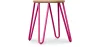 Banco Hairpin - 42cm - Madeira clara e metal image 9