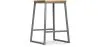 Banco Bar - Design Industrial - Madeira e Metal - 60cm - Big Boy image 9