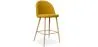 Banco estofado em tecido - Design escandinavo - 66cm - Evelyne image 9