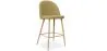 Banco estofado em tecido - Design escandinavo - 66cm - Evelyne image 9