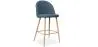 Banco estofado em tecido - Design escandinavo - 66cm - Evelyne image 9
