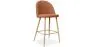 Banco estofado em tecido - Design escandinavo - 66cm - Evelyne image 9