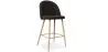 Banco estofado em tecido - Design escandinavo - 66cm - Evelyne image 9