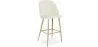 Banqueta Estofada em Veludo - Design Escandinavo - Evelyne image 9