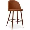 Banco estofado em tecido - Design escandinavo - 66cm- Evelyne image 9