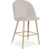 Banqueta Estofada em Veludo - Design Escandinavo - 66cm - Evelyne image 9