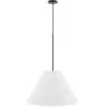 Lustre de Teto Suspenso com Abajur de Tecido Bege - Fula image 9
