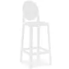 Banco Bar com Encosto - Design Transparente - 75cm - Victoria Queen image 9