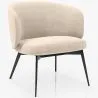 Poltrona de Design Curvo Estofada Estilo Contemporâneo - Opreh image 9