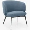 Poltrona de Design Curvo Estofada Estilo Contemporâneo - Opreh image 9