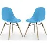 Cadeira de Jantar - Design Escandinavo - Pernas de Madeira - Pack de 2 - Skögur image 9