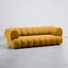 Sofá Estofado em Veludo - Estilo Moderno - 2/3 Lugares - Curvo Teddy image 9