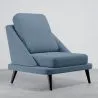 Poltrona Estofada em Veludo - Estilo Escandinavo - Velvet Lounge image 9
