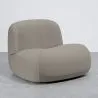 Cadeirão Moderno Minimalista Design Curvo Estofado em Veludo - Conforto e Estilo Contemporâneo - Büba image 9