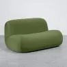 Sofá Moderno Minimalista Design Curvo Estofado em Veludo - Conforto e Estilo Contemporâneo - Büba image 9