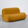 Sofá Moderno Minimalista Design Curvo Estofado em Veludo - Conforto e Estilo Contemporâneo - Büba image 9