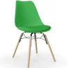 Cadeira de Jantar com Almofada - Design Escandinavo e Pés de Madeira - Skögur image 9