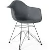 Cadeira de Jantar - Design Escandinavo e Pernas de Metal Preto - Nordika image 9