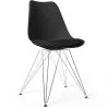 Cadeira de Jantar com Almofada - Design Escandinavo e Pernas de Metal - Skögur image 9