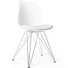 Cadeira de Jantar com Almofada - Design Escandinavo e Pernas de Metal - Skögur image 9