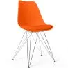 Cadeira de Jantar com Almofada - Design Escandinavo e Pernas de Metal - Skögur image 9
