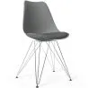 Cadeira de Jantar com Almofada - Design Escandinavo e Pernas de Metal - Skögur image 9