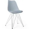 Cadeira de Jantar com Almofada - Design Escandinavo e Pernas de Metal - Skögur image 9