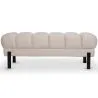 Banco Estilo Chesterfield Estofado Em Veludo Com Pernas De Ferro - Hamptons image 9
