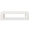 Banco Estofado Em Tecido Bouclé Branco - Moderno Elegante Minimalista - Karla image 9