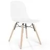 Cadeira de comedor com patas de madeira natural – Estilo moderno e funcionalidade -Broly image 9