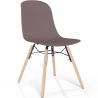 Cadeira de comedor com patas de madeira natural – Estilo moderno e funcionalidade -Broly image 9