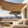 Toldo fibra de coco 3x3M - vela de sombra 100% natural image 9