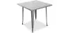 Mesa de jantar quadrada de design industrial - Stylix image 9