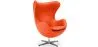Poltrona com braços - Estofada em polipele - Design Ovo - Brave image 9