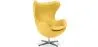 Poltrona com braços - Estofada em polipele - Design Ovo - Brave image 9