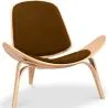 Poltrona de design - Poltrona escandinava - Estofamento em tecido - Lucy image 9
