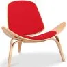 Poltrona de design - Poltrona escandinava - Estofamento em tecido - Lucy image 9