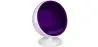 Poltrona de design bola - Estofada em tecido - Batton image 9
