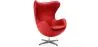 Poltrona com braços - Estofamento em couro - Design em forma de ovo - Brave image 9