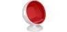 Poltrona de Design Esférica - Estofada em Couro Sintético - Batton image 9
