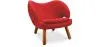 Poltrona Estofada em Tecido - Design Escandinavo - Pelitano image 9