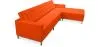 Chaise Longue de Design - Estofado em Couro - Direita - Sama image 9