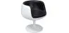 Cadeira Lounge - Cadeira de design branca - Estofada em couro - Genebra image 9